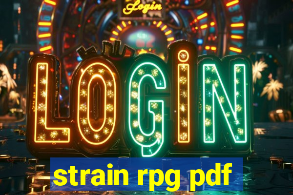 strain rpg pdf